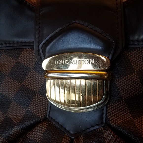 SOLD@!Louis Vuitton Damier Ebene Sistina GM Handba - Picture 8 of 12